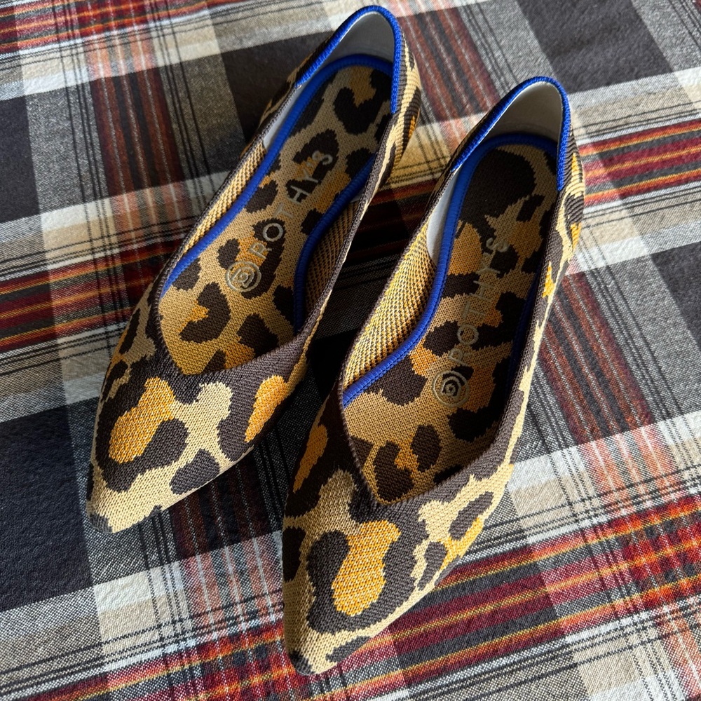 Rothy’s The Point “big cat” flats size 6